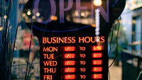 Custom Business Hour Signs